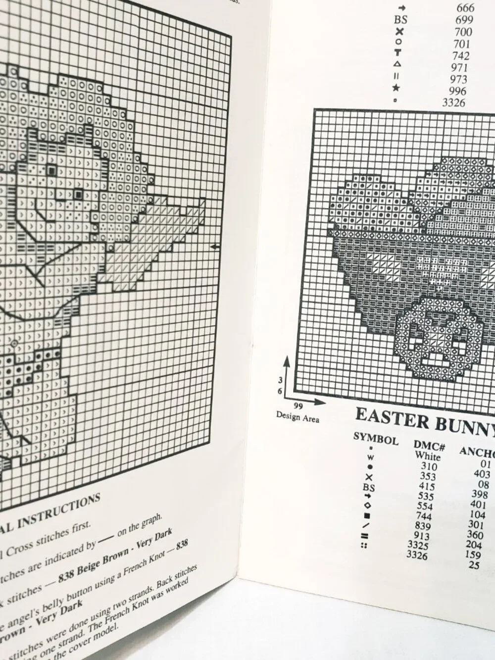 Baby Bib of the Month Cross Stitch Pattern Booklet Janlynn 1991 Elephant Spring